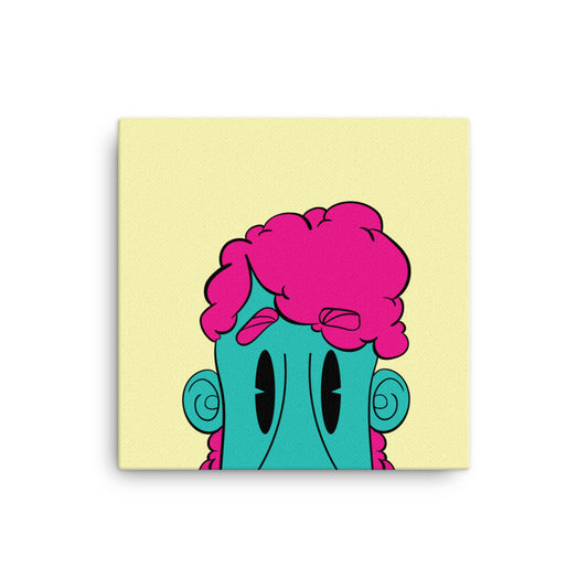 CANVAS ART PRINT | MR. SPACEBOY PEEKABOO