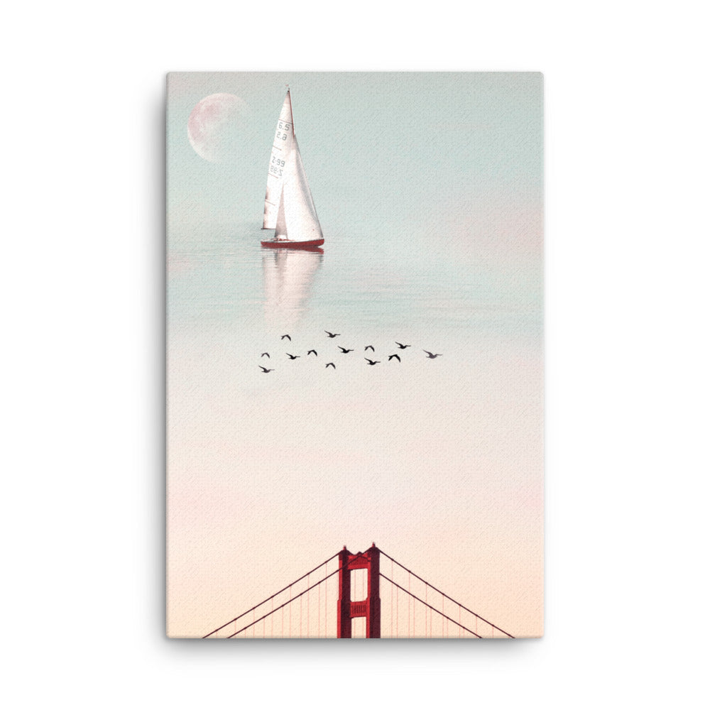 FLOATING THROUGH THE SKY | CANVAS ART PRINT | 60,94X91,44 CM