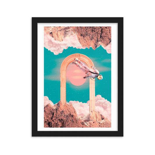 In between worlds, Framed Art Print