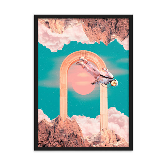 In between worlds, Framed Art Print