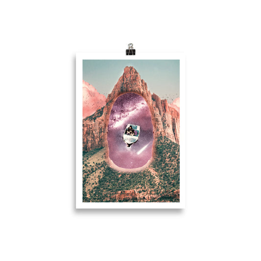 Through the mountain | Art Print