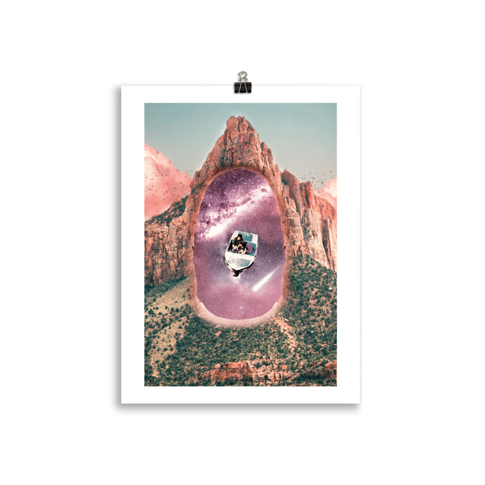 Through the mountain | Art Print