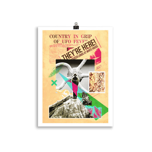 PRAY TO THE ALIENS | ART PRINT