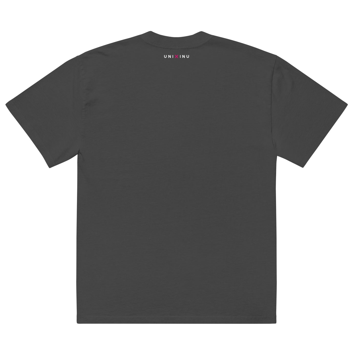 Oversized faded UNI X INU t-shirt | FUCK YOU LOVE YOU BYE