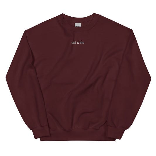 Unisex Sweatshirt | Embroidery | UNI x INU ATL Logo