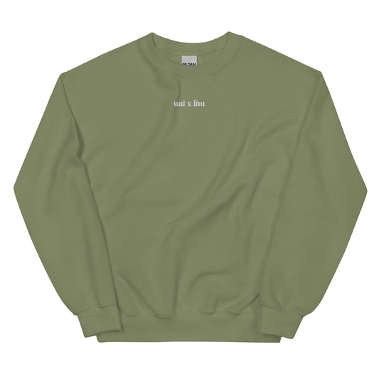 Unisex Sweatshirt | Embroidery | UNI x INU ATL Logo