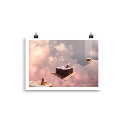 HOT TUB WITH A VIEW | ART PRINT