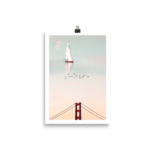 FLOATING THROUGH THE SKY | ART PRINT