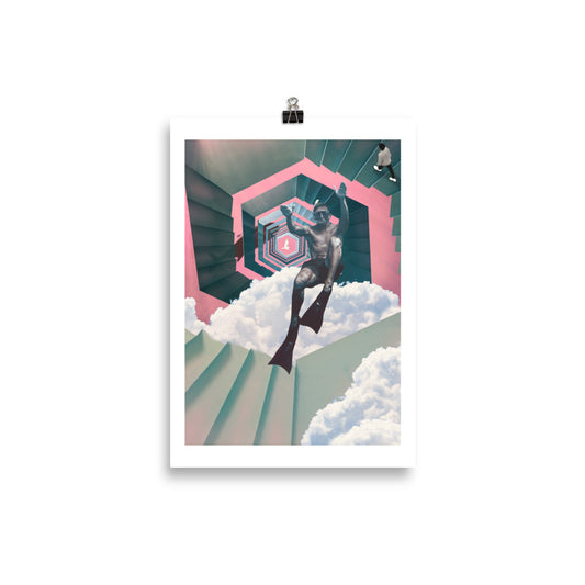 STAIRS IN THE SKY | ART PRINT