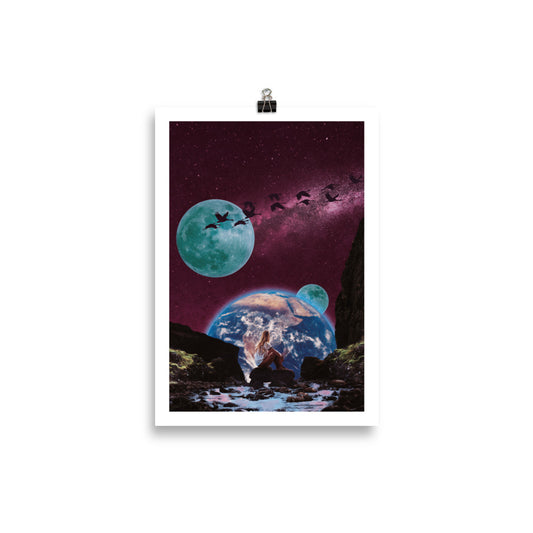VIEW OF EARTH| ART PRINT