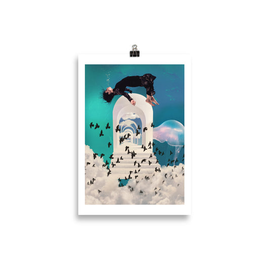 CLOUDS AND JELLYFISH | ART PRINT