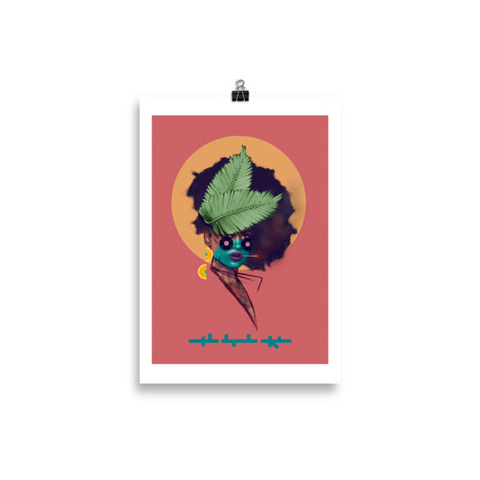 EAT ORANGES TO BE COOL | ART PRINT