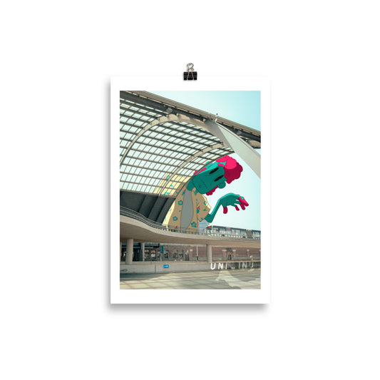 ART PRINT | MR. SPACEBOY | AMSTERDAM CENTRAL STATION