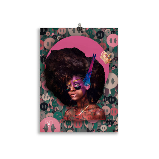 ART PRINT | AFRO QUEEN