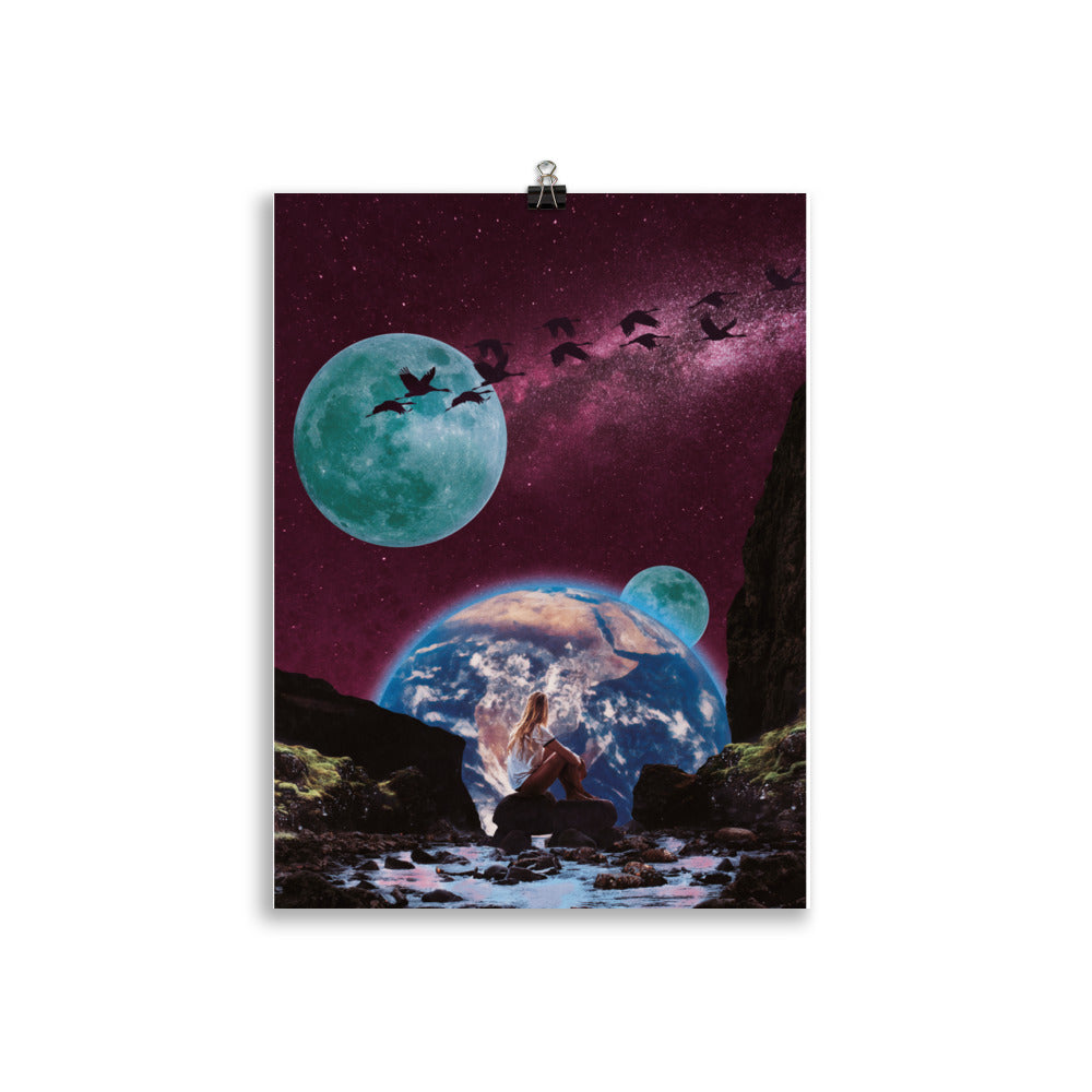 VIEW OF EARTH| ART PRINT