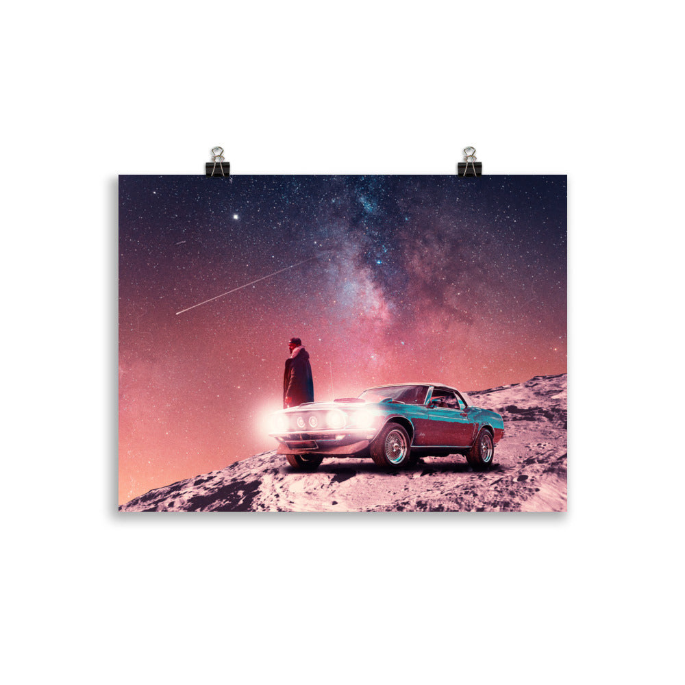 PARKED IN SPACE| ART PRINT