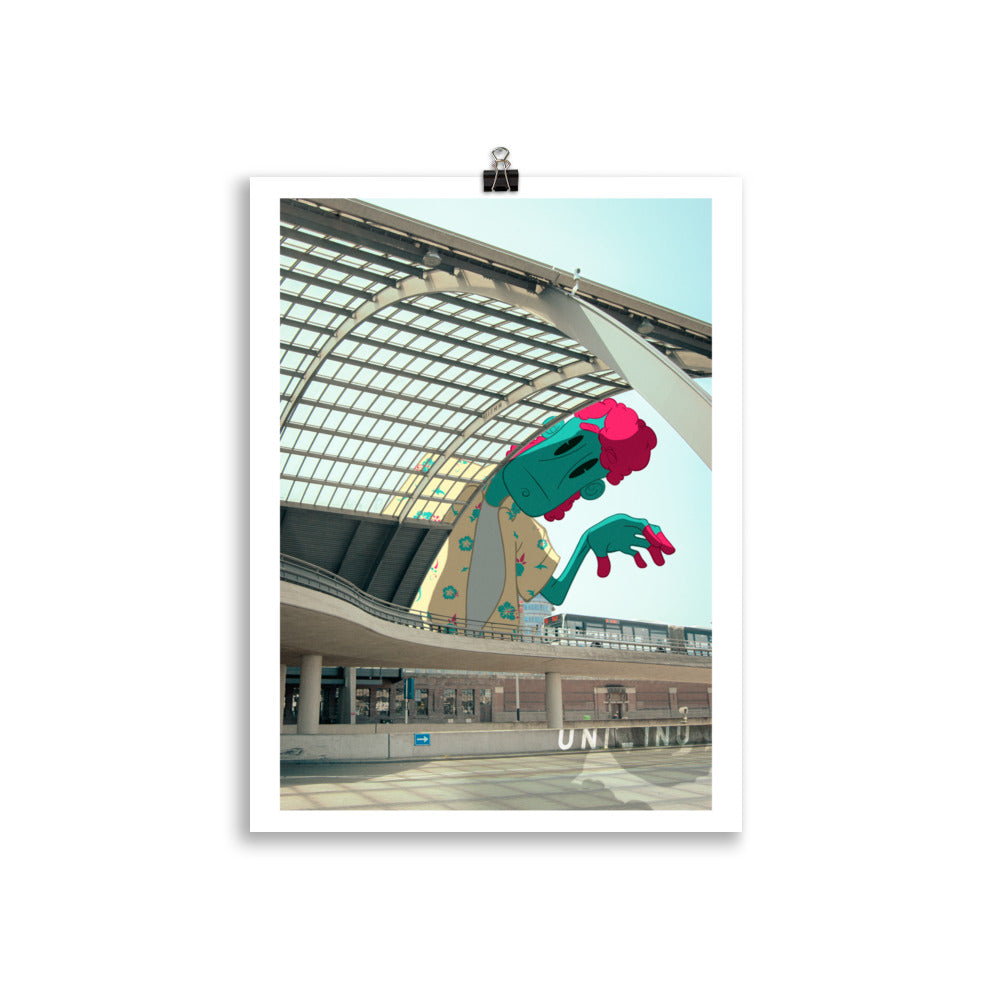 ART PRINT | MR. SPACEBOY | AMSTERDAM CENTRAL STATION