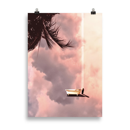 BATHING IN PALMSPRINGS | ART PRINT