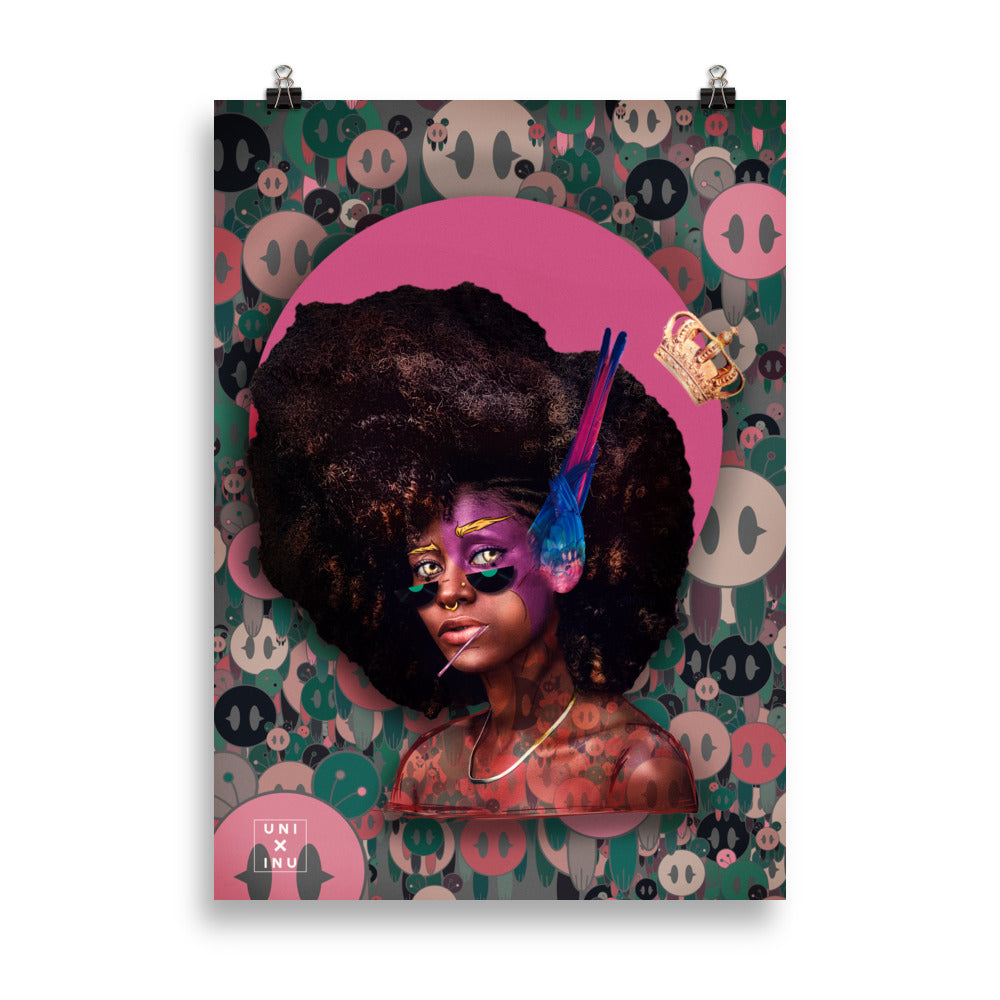 ART PRINT | AFRO QUEEN
