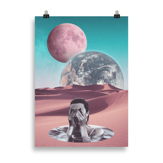 A POOL OF WATER LEEDS TO ANYWHERE | ART PRINT