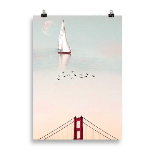 FLOATING THROUGH THE SKY | ART PRINT