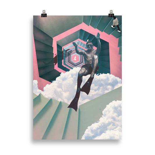 STAIRS IN THE SKY | ART PRINT