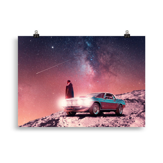 PARKED IN SPACE| ART PRINT