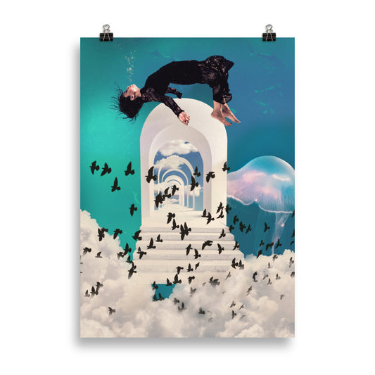 CLOUDS AND JELLYFISH | ART PRINT