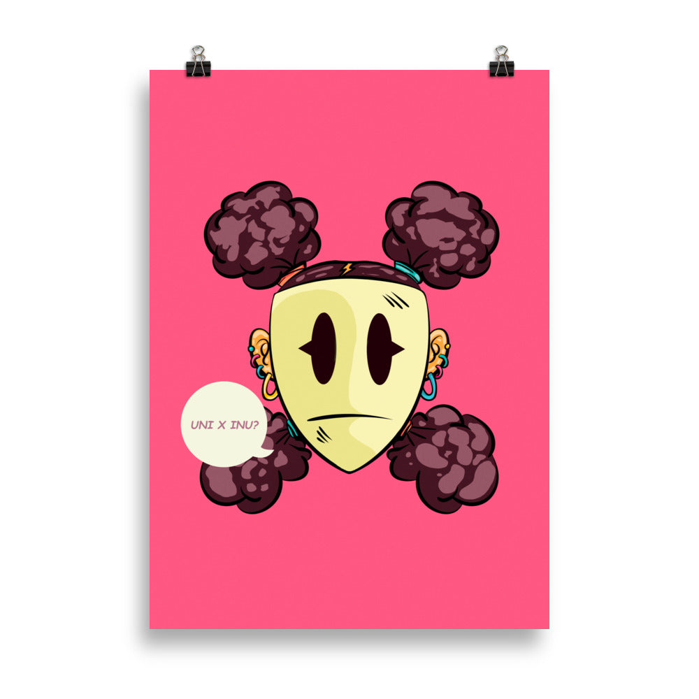 ART PRINT | MASK, UNI X INU?