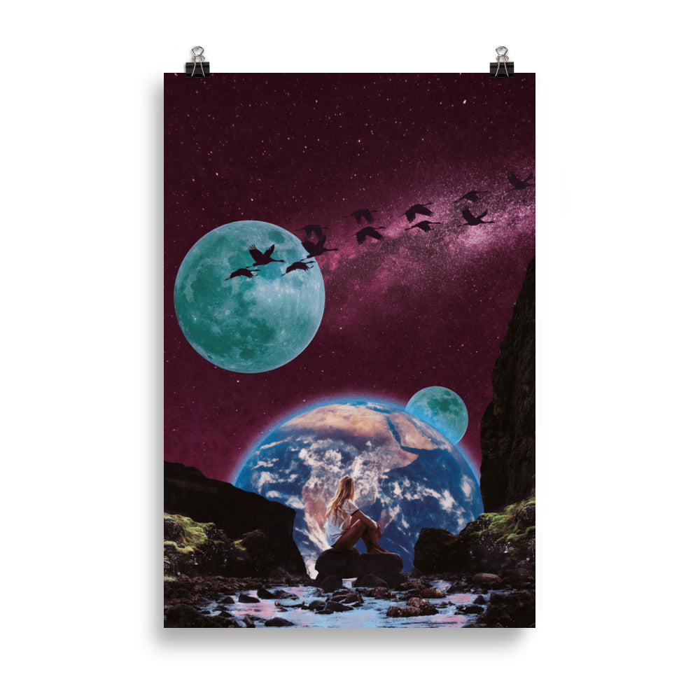 VIEW OF EARTH| ART PRINT