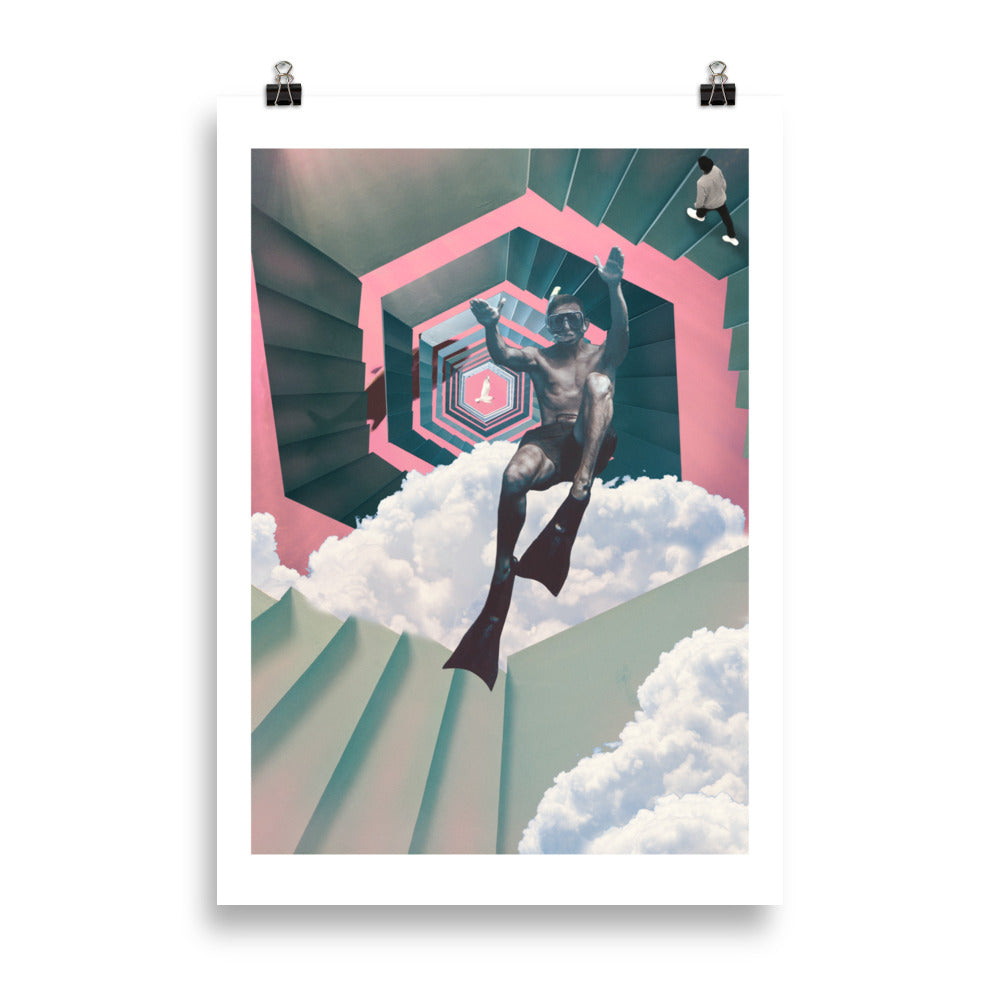 STAIRS IN THE SKY | ART PRINT