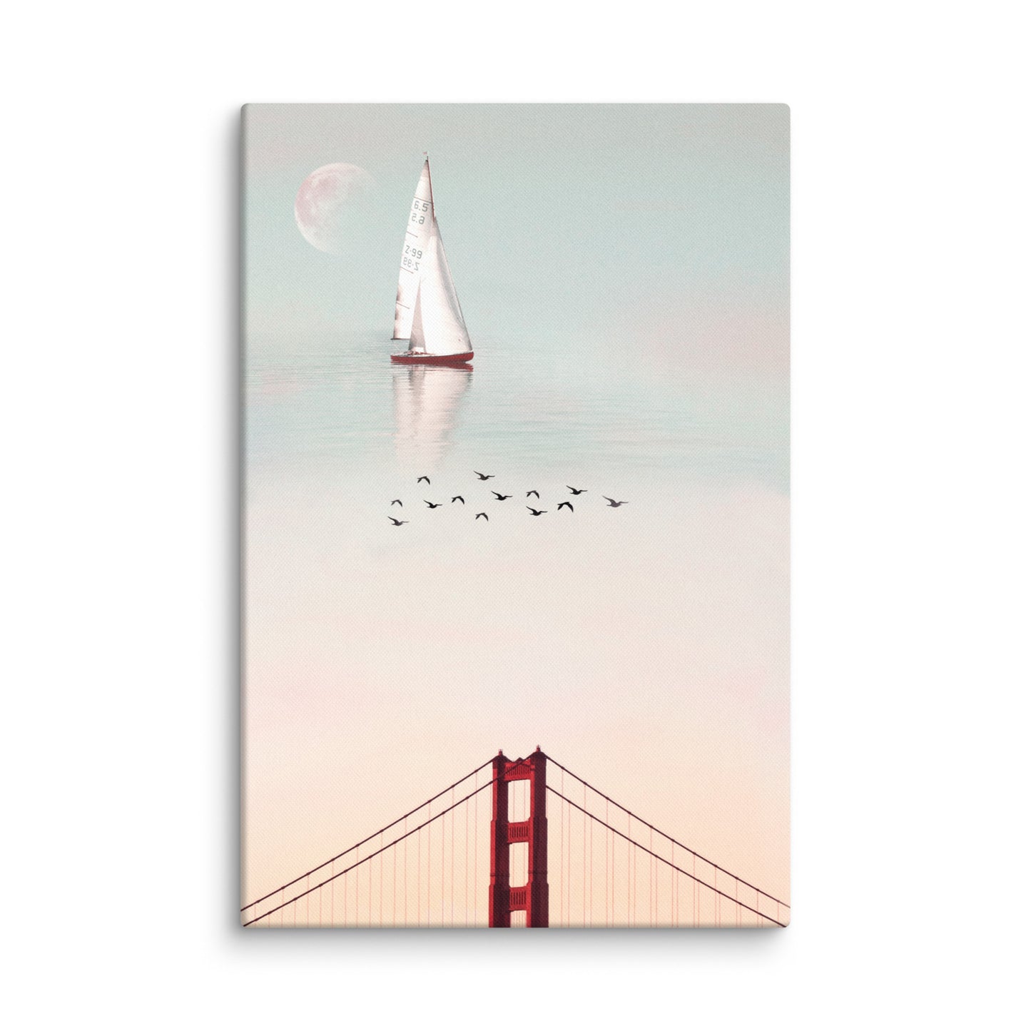 Floathing Through The Sky | Canvas Art Print | 1