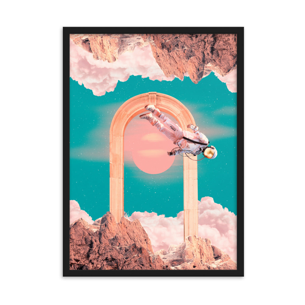 In between worlds, Framed Art Print