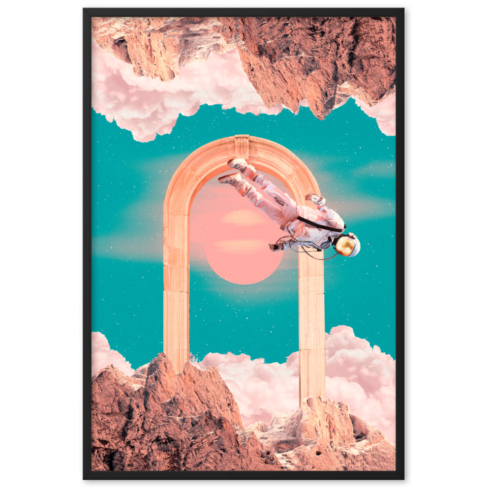 In between worlds, Framed Art Print