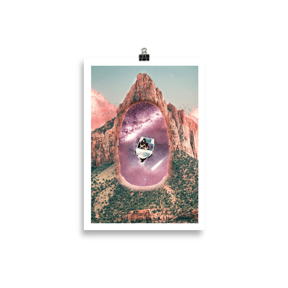 Through the mountain | Art Print