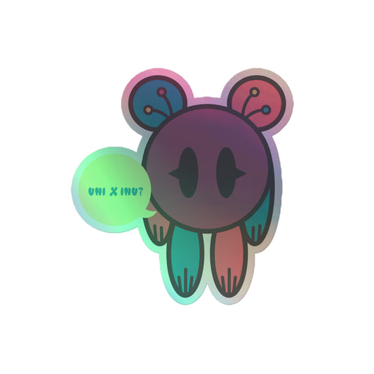 Holographic sticker | UNI x INU Bear