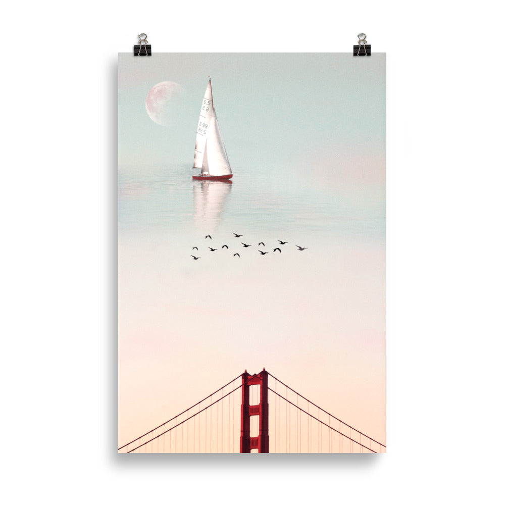 Floating Through the Sky | Art Print