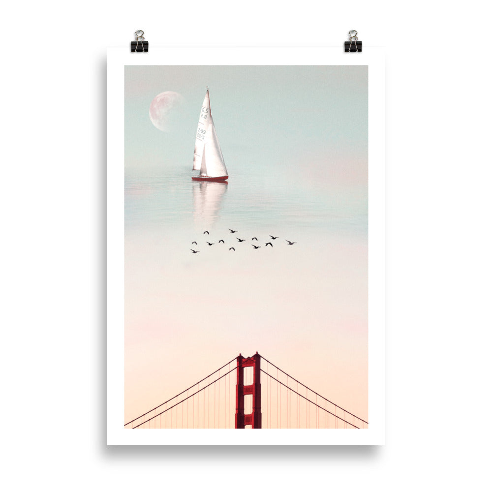 Floating Through the Sky | Art Print