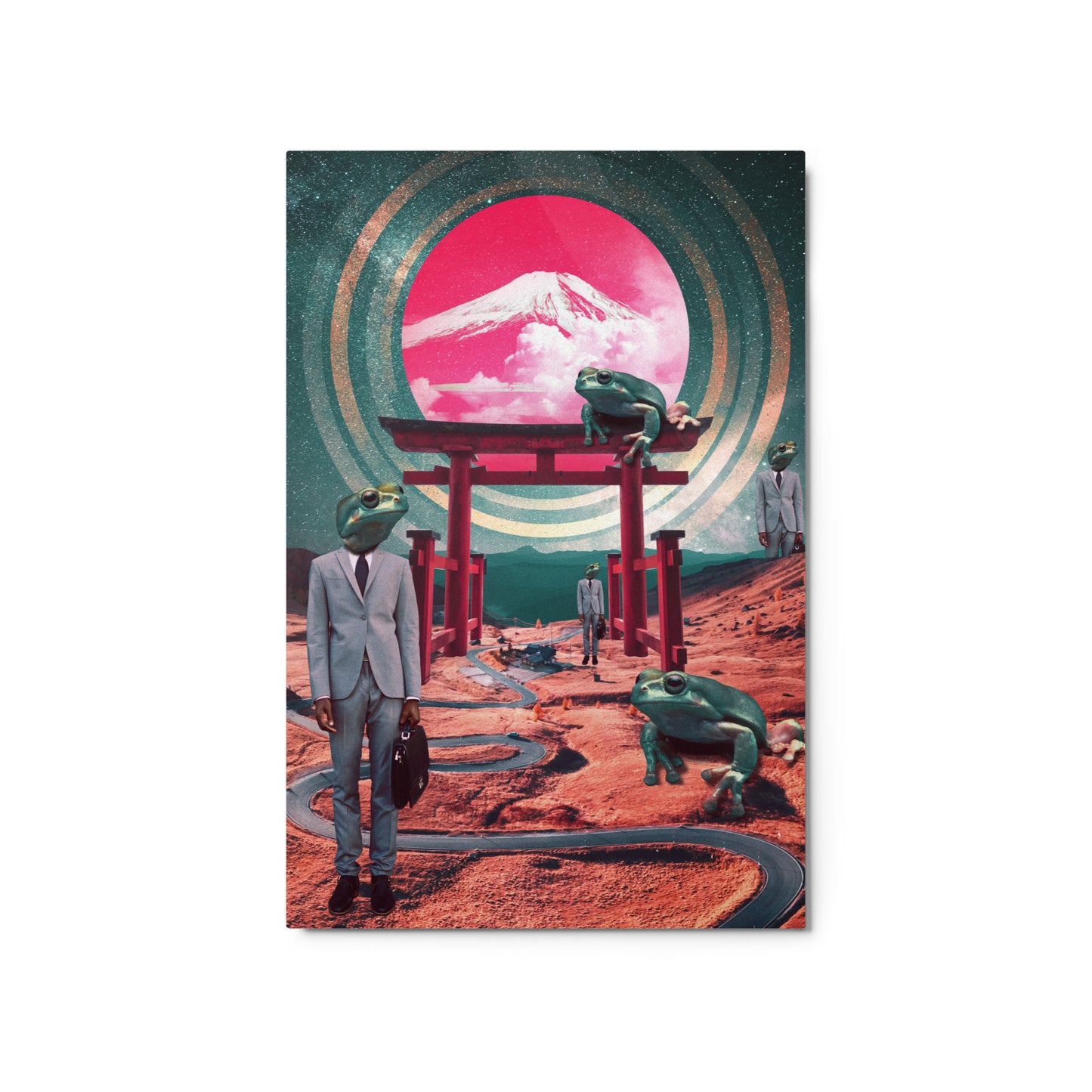 Premium Metal Art Print | Frogin Out